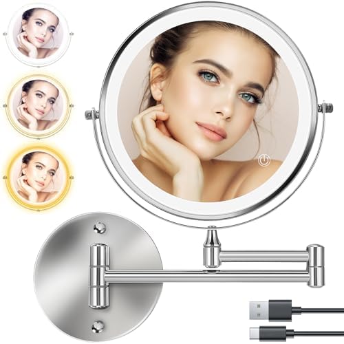 Boost Your Grooming with the ZLOKLA Rechargeable Makeup Mirror