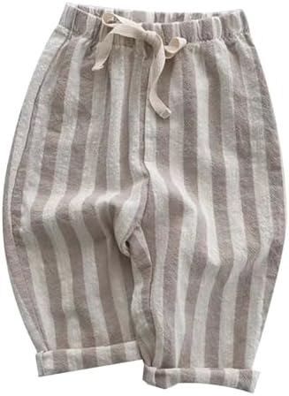 Hfolob Kids Striped Linen Haram Pants