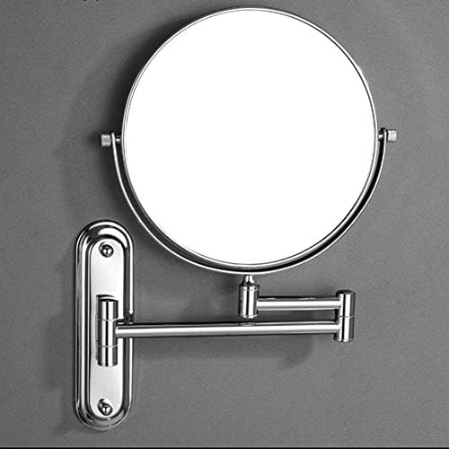 DEIHGE 8-Inch Double-Sided Vanity Mirror with Extendable Arm