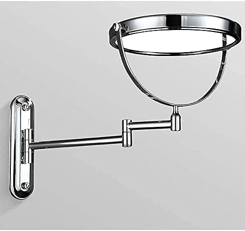 DEIHGE Folding Wall-Mounted Vanity Mirror Double-Sided Makeup Wardrobe