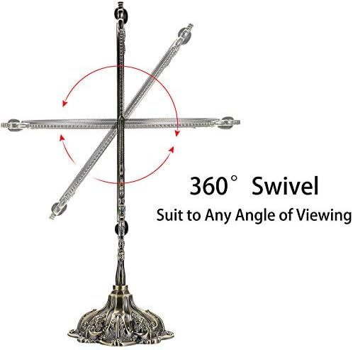 JUXYES Vintage Swivel Making Mirror