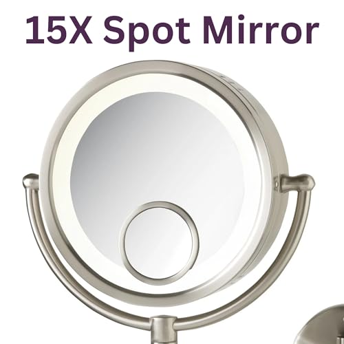 Wall-mounted Making Mirror with 7X 15X