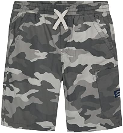 Lucky Brand Boys Pull-on Cargo Shorts Drawstring Closure