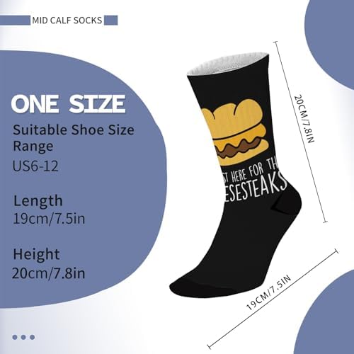 Mid-Calf Crew Socks for Boys - Comfortable Standard