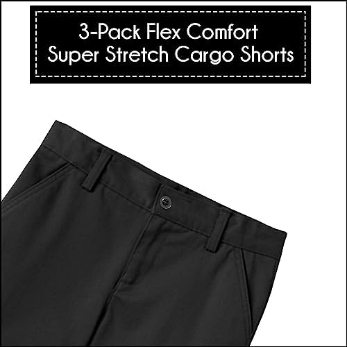 Stay Comfy in Galaxy by Harvic Boys Cargo Stretch Shorts