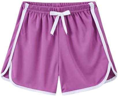 3 Pack Boys Girls Athletic Running Shorts for Summer Casual Wear