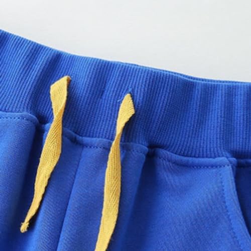 Summertime Cartoon Kids Boys Shorts with Pocket Durable Comfortable