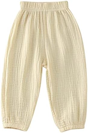 Cotton Linen Joggers for Kids
