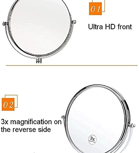 Stylish Double-Sided 304 Stainless Steel Makeup Mirror