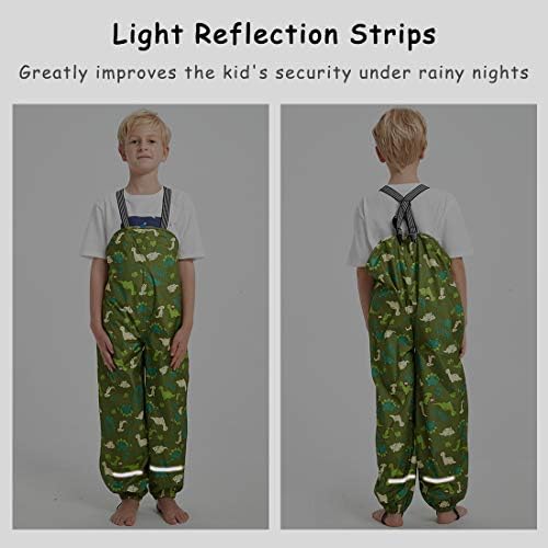 Safe Adjustable Rain Pants for Kids
