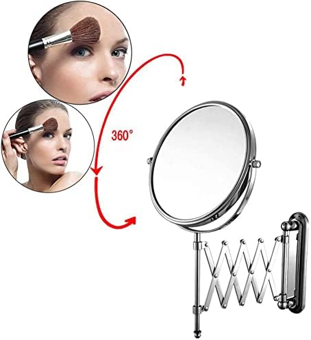 Professional Looking Wall-Mounted Vanity Mirror with 5X Extension