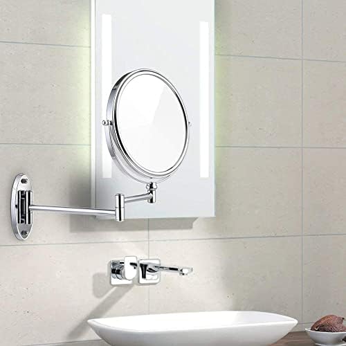 DEIHGE Makeup Mirror 3X Magnification Wall-Mounted Vanity Portable and Stylish