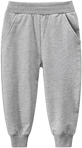 Boys Fleece Sweatpants with Pockets and Drawstring