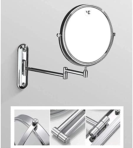 Sturdy Round Makeup Mirror with 360-Degree Rotation