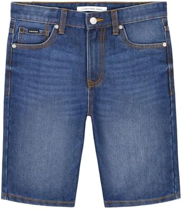Calvin Klein Boys Relaxed Fit Denim Shorts