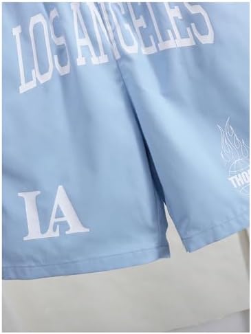 SOLY HUX Flattering Letter Graphic Shorts for Boys - Summer 2024