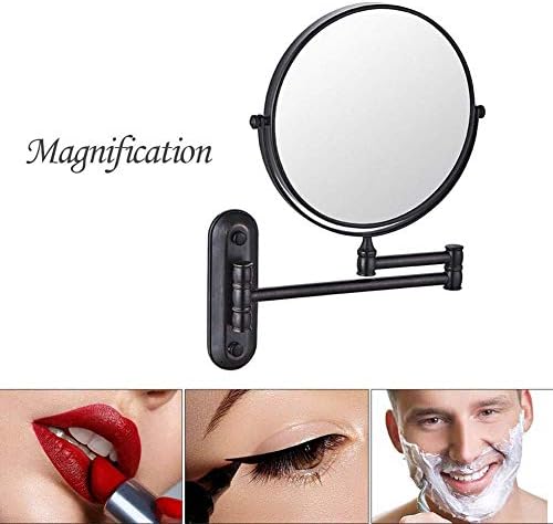 Wall-Mounted Vanity Mirror with 3x Magnification for Makeup