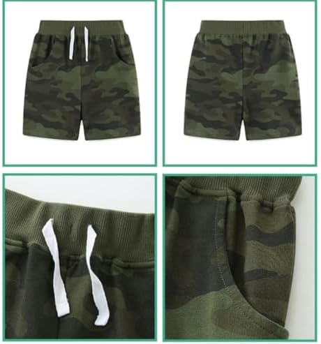 Camouflage Toddler Boys Biker Shorts