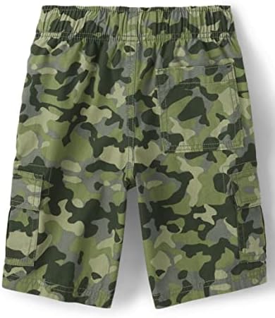 Boys Cargo Shorts with Camo Flap Pockets Cstu412h061