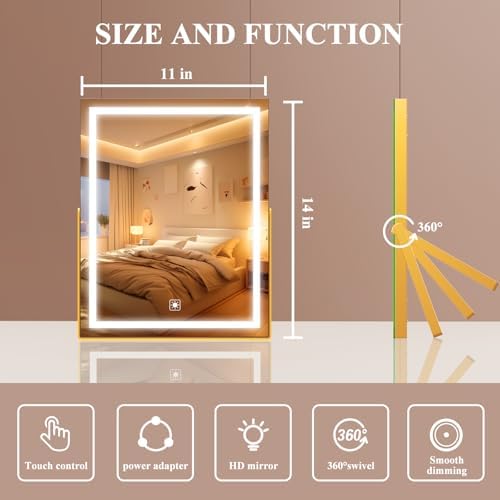 Vanity Mirror with Lights - 1114 LED Makeup Mirror