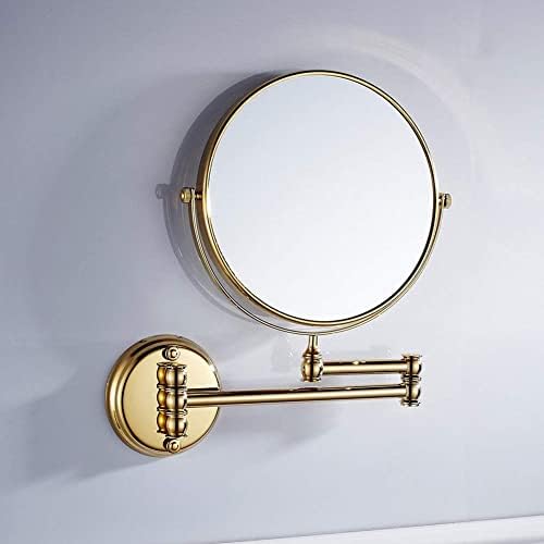 Wall-Mounted Double-Sided Swivel Makeup Mirror Extendable