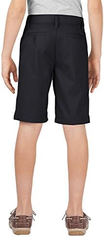 Dickies Khaki Boys Slim Fit Stretch Flat Front abd abs short