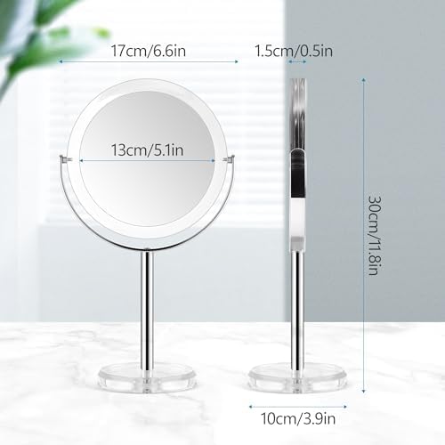 MIYADIVA 20x Magnifying Mirror with Stand