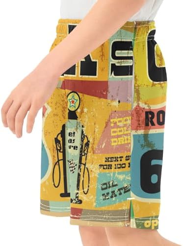 Aflyko Boys Summer Casual Shorts with Pockets