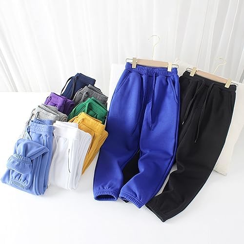 Adorable Toddler Boys Girls Fleece-Lined sweatpants