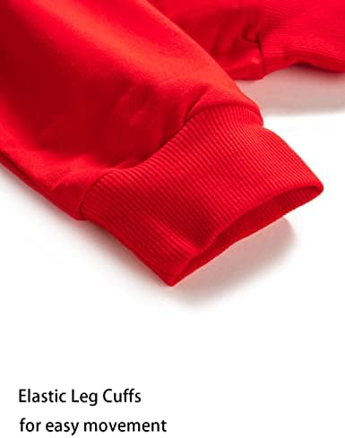 Boys Solid Color Drawstring Cotton Sweatpants Jogger Pants