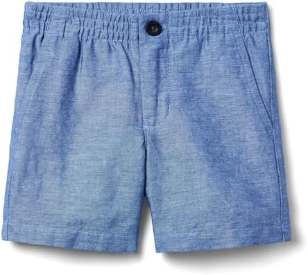 Janie and Jack Boys Chambray Pull On Shorts Toddler