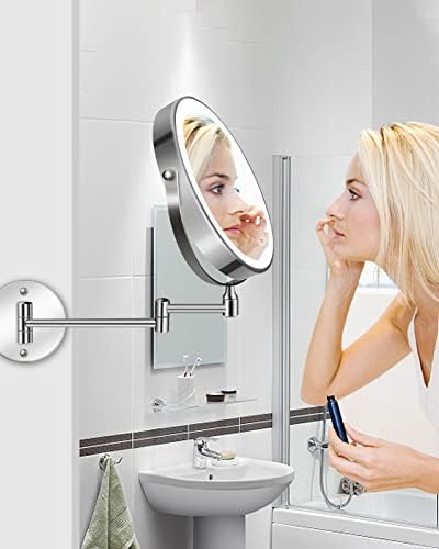 Elegant 8 Double-Sided Rechargeable Makeup Mirror