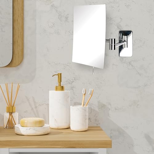 Wall-Mount Makeup Mirror