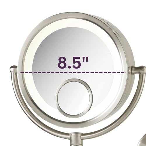 Wall-mounted Making Mirror with 7X 15X
