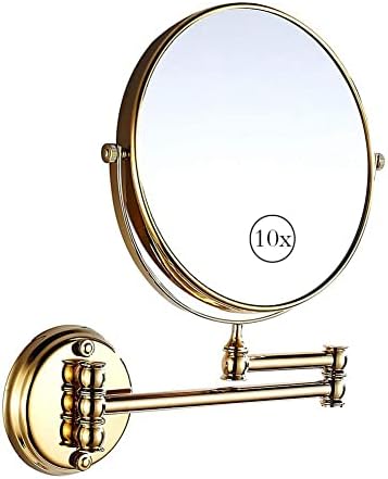Wall-Mounted Double-Sided Swivel Makeup Mirror Extendable