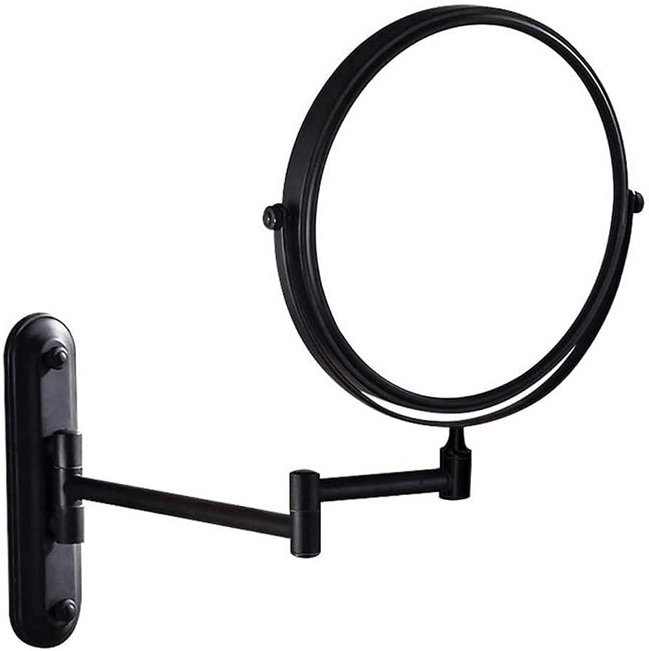 DEIHGE 8 Inch Double Sided Makeup Mirror with Swivel Rotating Design