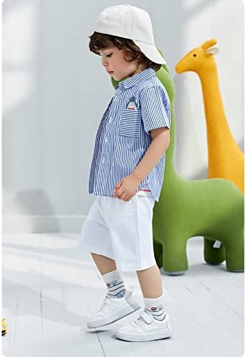 KISBINI Boys Chino Shorts Uniform Perfect for School Casual