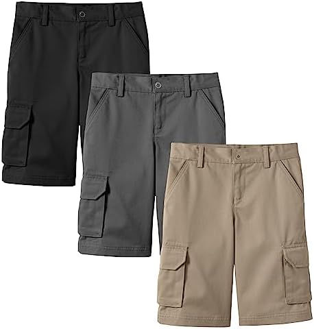 Stay Comfy in Galaxy by Harvic Boys Cargo Stretch Shorts