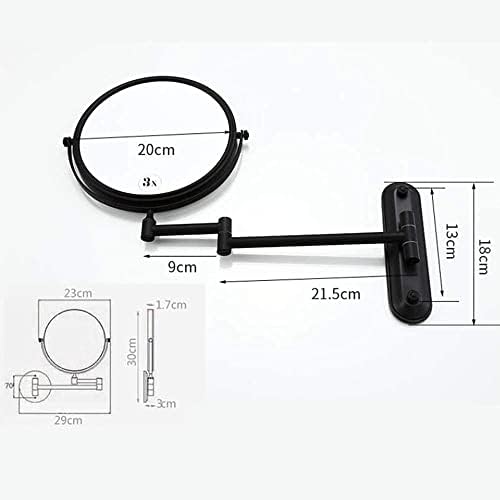 Sturdy Round Makeup Mirror with 360-Degree Rotation