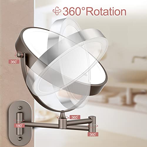 FASCINATE Wall-Mounted Lighted Vanity Mirror