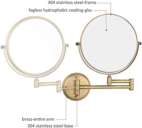 Wall-Mounted Makeup Mirror 5X