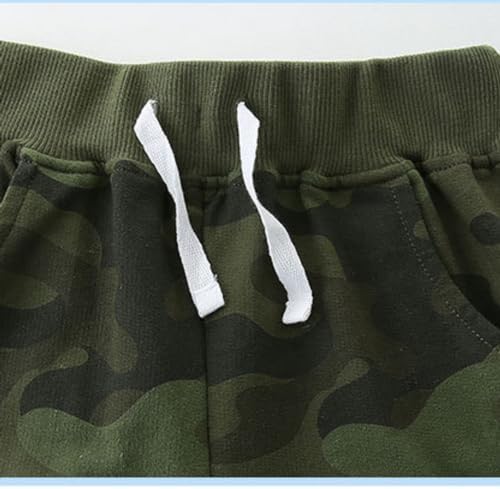 Camouflage Toddler Boys Biker Shorts