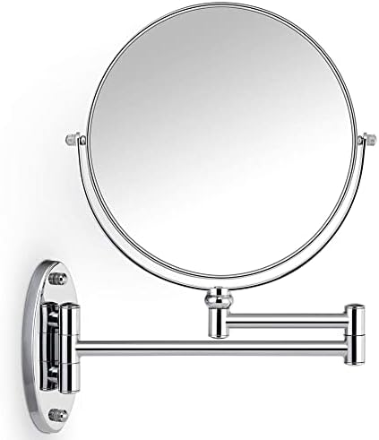 DEIHGE Makeup Mirror 3X Magnification Wall-Mounted Vanity Portable and Stylish