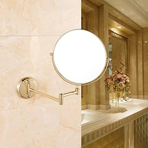 Wall-Mounted Double-Sided Swivel Makeup Mirror Extendable