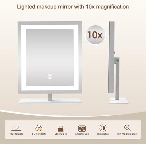 Beelux Lighted Makeup Mirror