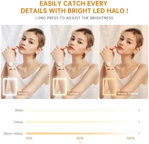 15x126 Inch Vanity Mirror with LED Light and Touch Control