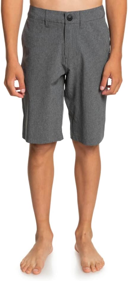 Quiksilver Boys Union Heather Amp YTH19 Hybrid Shorts - Lightweight Durable and Stylish
