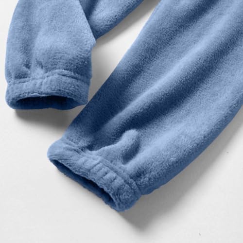 Cozy Fleece Joggers with Elastic Waist for Kids