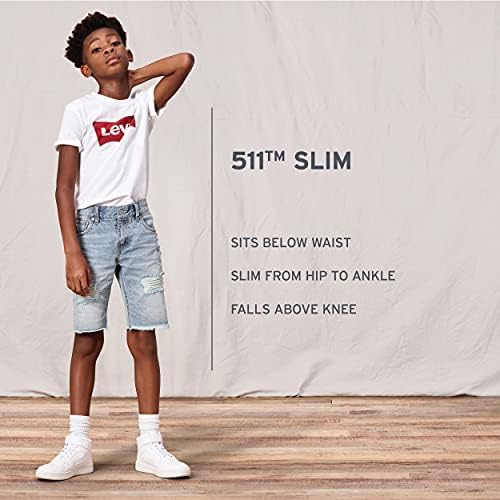 Levis Boys Slim Fit Denim Shorts