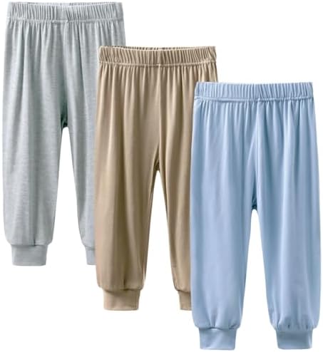 Yookoom Boys Girls 3 Pack Long Bloomers Harem Pants Sweatpants